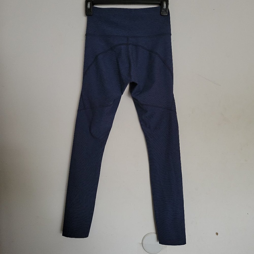 Outdoor Voices Navy High Waist Compression Warmup 7/8 Length Leggings Tights XS - Picture 8 of 15